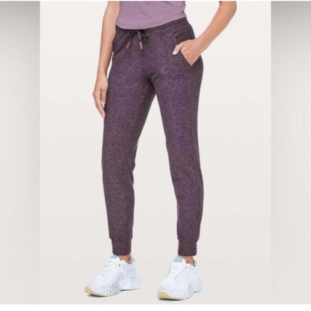 Lululemon Women's Ready to Rulu Purple Jogger Sweatpants Heathered plum sz 8